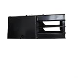 Glewi Stoßstangen-Verkleidung vorne rechts 51118168918 für BMW 5er-Serie E34, schwarzer Kunststoff-Außenlüftungsgitter, direkter OE-Ersatz, einfache Installation
