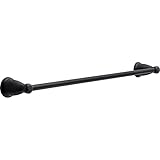 Franklin Brass Kinla (1-Pack) 24' Towel Rack for Bathroom Matte Black Bar Holder Wall Mounted Rod, Hardware | Accessories KIN24-MB