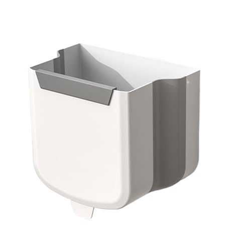 Bkljkf Cubo de basura montado en la pared, cubo de basura de cocina | Cubo de basura de cocina de gran capacidad, cubo de basura de montaje en pared - Práctica cesta de basura de cocina, cubo de