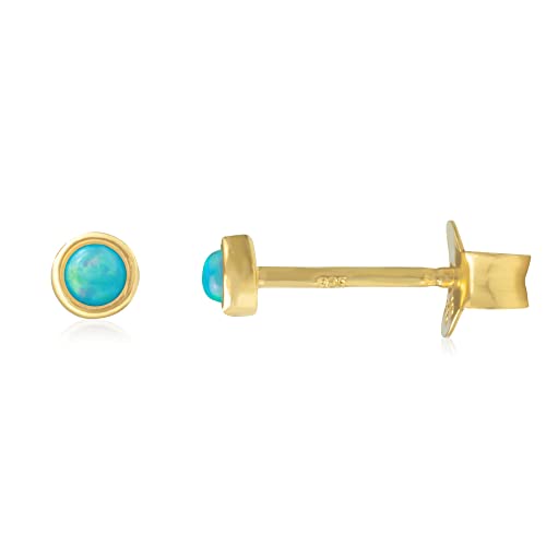 18K Gold Plated Sterling Silver Stud Earrings for Women - Made of Real Sterling Silver - 18K Gold Plated - Available Across Various Shapes and Designs 7