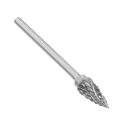 Fresas rotativas Auniwaig 5 piezas 6mm con corte doble miniatura 1