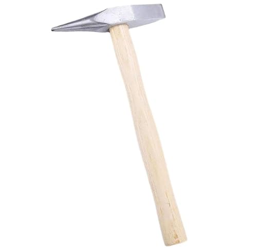 17.6 OZ Forged Steel Welding Hammer, 13.1 Inch Two Head with Wooden Handle for Crushing and Welding (big)