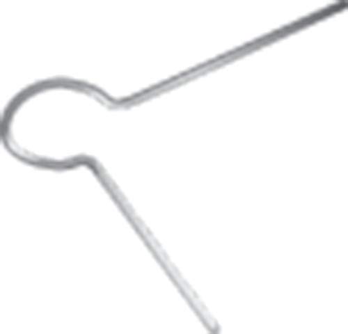 Attaches en métal Argent pour polystyrène 25pièces Cover