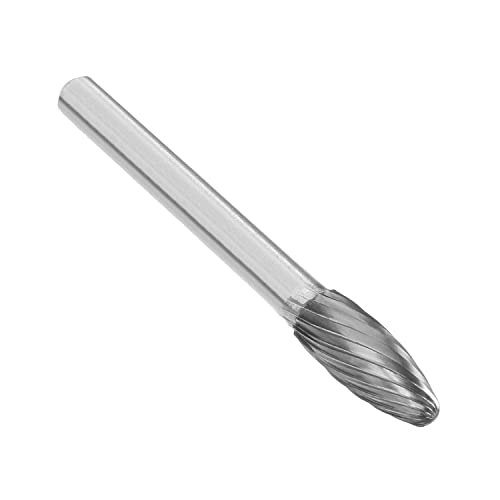 Fresa rotativa Auniwaig 8mm corte simple ovalada miniatura 1