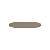 blomus Ablageschale CRETO | Farbe Mourning Dove | 9L x 17,5B x 1,5H cm | Dekotablett aus Beton |...