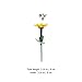 Uonlytech Powered Rojo Hummingbird Sunflower Decoration Simulation Design Flying Solar