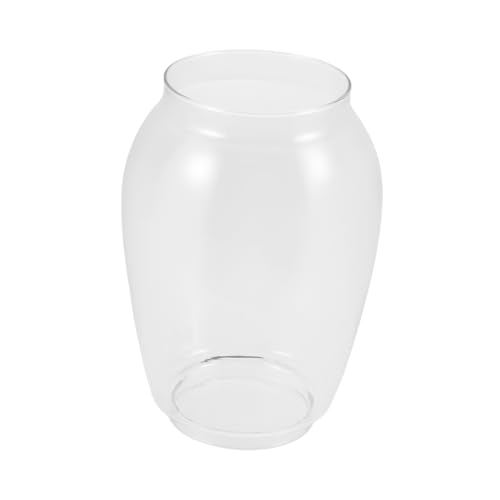 VOSAREA Outdoor Oil Lamp Cover Vintage Glass Lampshade Large Oil Lamp Chimney Light Shade for Decor