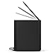 simplehuman 5L Slim Bathroom Trash Can with Soft Close Lid, Stainless Steel Waste Basket with Liner Pocket, 5 Liter / 1.3 Gallon, Matte Black