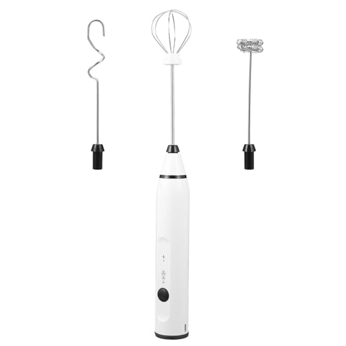 HYTROVE 接続ステンレス製電動ハンドホールド泡立て器 軽量設計 抗錆性素材使用 キッチン必須のフォームメーカー 家や に