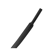 Kable Kontrol Heat Shrink Tubing - 3/64 Inch - 10 Ft Long, Black Polyolefin - 21 Industrial Shrink Tube & Cable Sleeve for Electrical Wire Insulation - Rated for 600 V