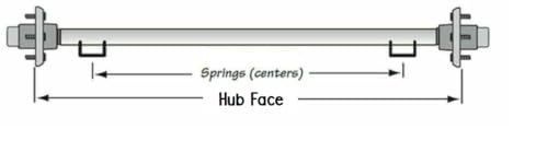 Everything for trailers, RVs and trucks and more - 2000# Trailer For Axle Pontoon FOR ATV Motorcycle For Boat 47.5