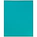 JAM PAPER Plastic 2 Pocket POP Folders - Durable School Folders - Teal Blue - 3/Pack