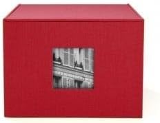 'Havana' red medium photo box by Kolo -