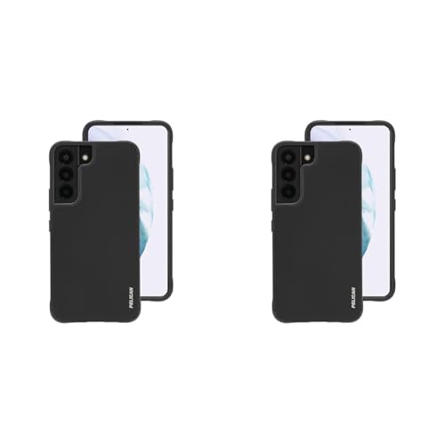 Pelican Ranger Series - Samsung Galaxy S22 Case [Wireless Charging Compatible] Protective Phone Case with Anti-Scratch Tech [15FT MIL-Grade Drop Protection] Slim Rugged Case Cover for S22 5G - Black