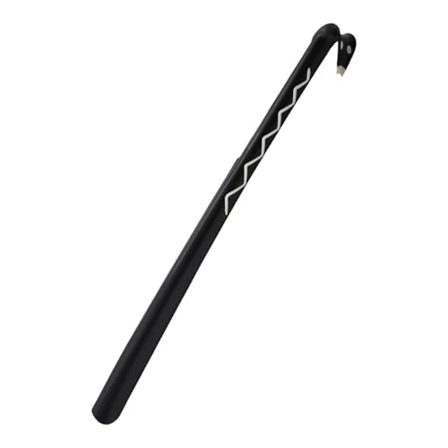 Derwrtup Calzador largo 60 cm – Ayuda larga para calzadores – Cuchara para proteger la espalda en calidad premium – Calzador muy estable con forma ergonómica, Negro , ver descripción