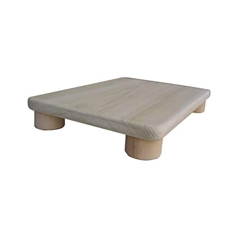 KR Ideas Foot Stool, 2" Tall, Poplar, Unfinished (Made in The USA) Cover