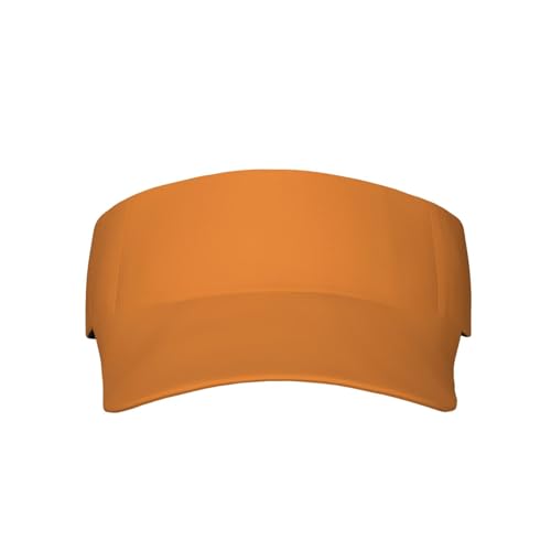 Sombrero de Visera Naranja para Hombres y Mujeres, Gorra de Playa de Verano, Viseras Deportivas para Correr, Ciclismo, Pesca