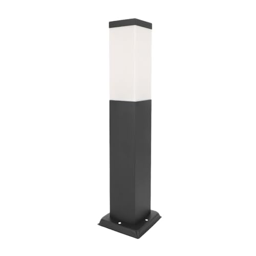 LED Universum - LED Wegeleuchte FREDDY 50cm Anthrazit Außenleuchte Stehleuchte Sockelleuchte Pollerleuchte für Garten, Einfahrten und Wege IP44 E27...