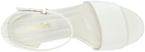 Franco Sarto Womens Clemens Cork Espadrille Wedge White Leather 10 M | Image 4