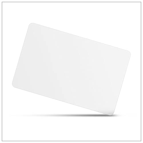 50 pcs ID Cards for Most Photo ID Card Printers,Blank (White) PVC Cards CR80 30 Mil Graphic Quality