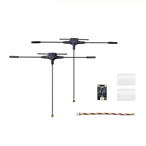 Hoomyew FPV RC�̒������h���[���N�A�b�h�R�v�^�[�݊�2.4g/915MHz�f���A��ELRS�_�C�o�[�V�e�B���V�[�o�[100MW�p���[��-1�R�l�N�^�Q�~�j