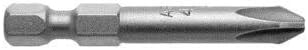492-AX HEX BIT, PHILLIPS, #2X70MM, TOOL STEEL (10 pieces)