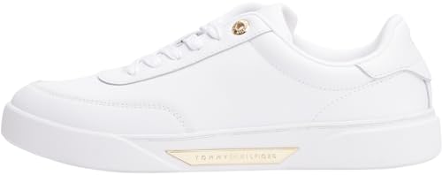 Baskets en cuir blanc Tommy Hilfiger femme 39 au design Essential Chic