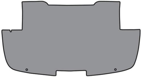 Die Cut Tuxedo Complete Trunk Mat - fits 1961-1962 Chevrolet Corvette (Red)