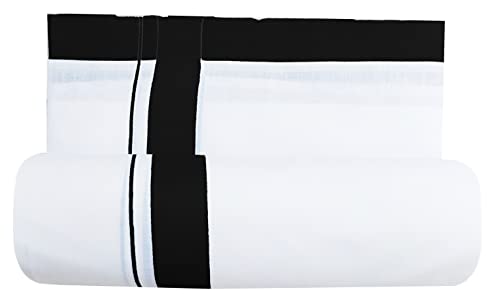 YETTALAN® Mens Thick Border Cotton Dhoti Pure White 4.00 Meters Double Vesti/Mundu