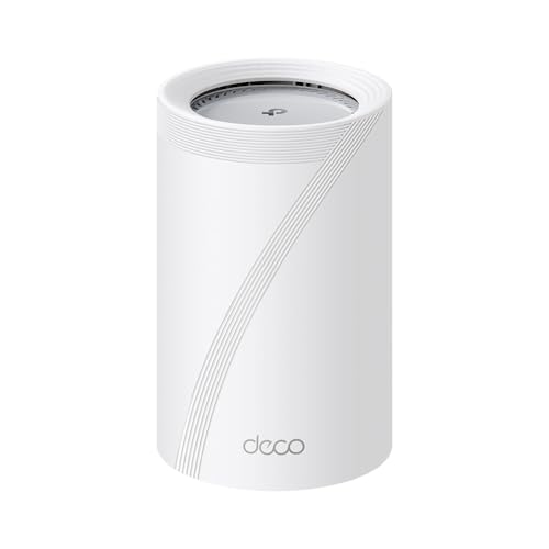 TP-Link WiFi 7 Deco BE65 Pro Mesh WiFi Router BE 9300Mbps Tri-Band 320 MHz Channels 2 5Gbps Ports 2.5 Gbps Port Alexa HomeShield MLO Works with Any ISP and Modem 4 Internal Antennas 1 Piece