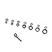 Fishing Rod Guides Set Tip Repair Set Rod Repair Set Fishing Accessories Fishing Rod Guide Rings Fishing Rod Guides Tip