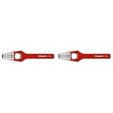 MATADOR Henkellocheisen, DIN 7200 A, 5 mm, 0713 0050 (Packung mit 2) Rot