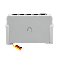 MECHONIX Halterung für Ubiquiti USW-Flex-Mini, Tisch- und Wandmontage, Wandhalterung, Befestigung, Weiß
