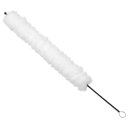 Toddmomy Flute Cleaning Brush with Cotton Cleaner Head Durable Twisted Wire Brush for Flute Maintenance Essential Accessory for Musicians and Students Practical Design for Efficient