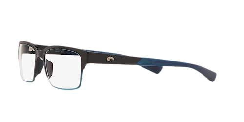 Image of Costa Del Mar Ocean Ridge 220 Prescription Eyewear Frames, Matte Black Fade To Navy /Demo Lens, 53 mm