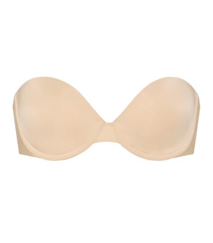 Victoria's Secret Invisible Lightly Lined Strapless Bra, Bras for Women, Marzipan, 38D - image 3