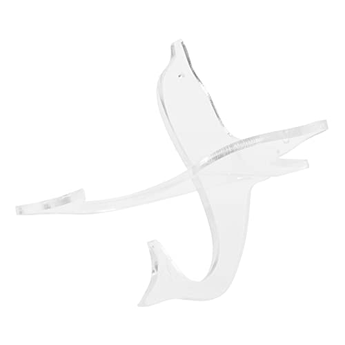 JOINPAYA Acrylic Kalimba Stand for Thumb Piano Portable Display Rack Dolphin Design Acrylic Holder for Finger Piano for Showcasing Musical Instruments