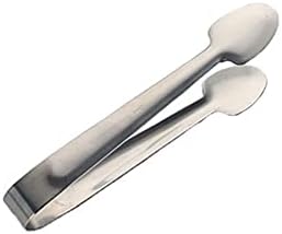 Cooking Tongs Stainless Steel Food Serving Tongs,Rust-Resistant Locking Grill Food Tongs for Cooking, Grilling Tongs(Small)