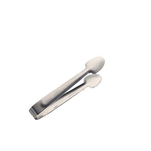 Pinzas de Cocina Pinzas para Servir Alimentos de Acero Inoxidable, Pinzas para Alimentos con Bloqueo Resistente al óxido para cocinar, Asar a la Parrilla (Mediana)