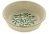 Lenox Holiday Gold Banded Ivory China Fruit Bowl #TOP11