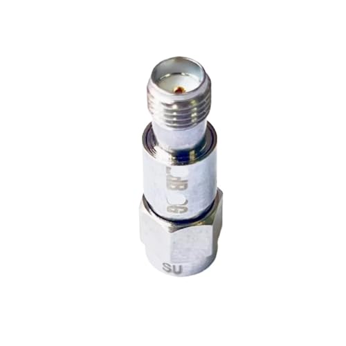 Atenuador coaxial SMA evita saturación de señal hasta 18 GHz