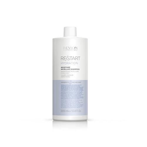 RE/START Hydration Moisture Micellar Shampoo, 1000 ml, Mizellen Shampoo für Haar & Kopfhaut, Haarshampoo für mehr Feuchtigkeit, cremiger Schaum für normales bis trockenes Haar, Anti Frizz