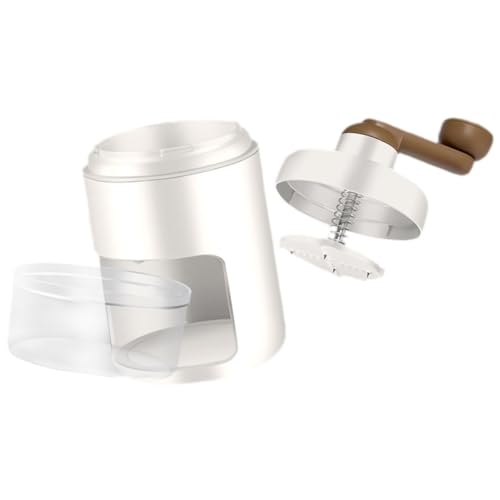Unomor Handheld Manual Ice Crusher Ice Maker for Shaved Ice for Home Use Easy to Operate Ice Crushing Tool for Cones and Cocktails