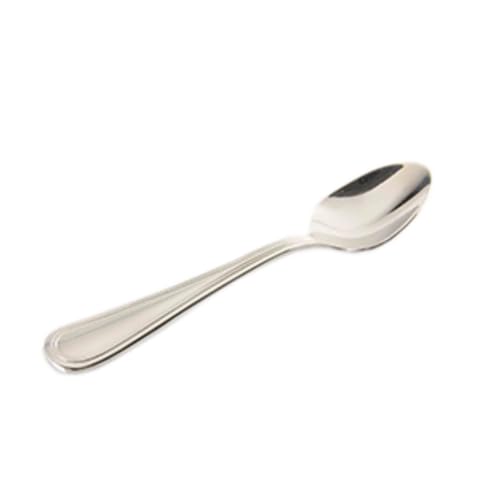 FSE SLAT201 Demitasse Spoon, 4-1/2" Long, 2.1mm Thick, 18/10 Stainless Steel, Atlantic, Pack of 12