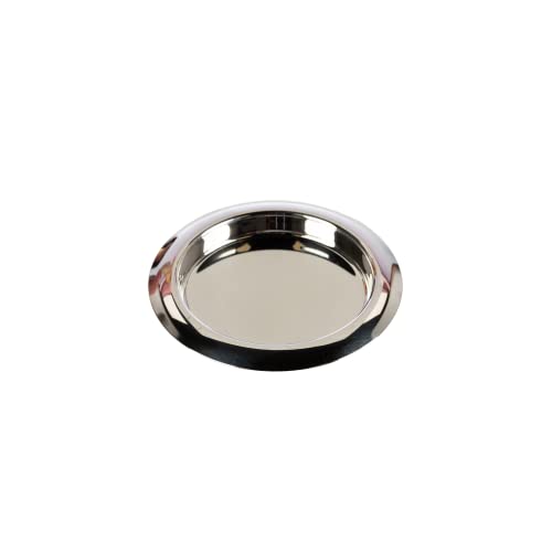 Lot de 12 sous-Verres en Acier Inoxydable 11 cm Cover