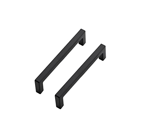 Ravinte 30 Pack Solid 4 Inch Center to Center Slim Square Bar Drawer Handles Kitchen Cabinet Handles Black Drawer Pulls Kitchen Cabinet Hardware Handles Matte Black Cabinet Pulls by Ravinte - Used condition - US$52.24