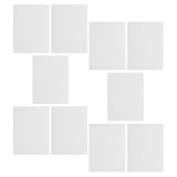 Toddmomy Adesivo la Riparazione di Buchi nel Muro in Pvc Bianco 12x16 Cm, Kit di Riparazione del Rivestimento Murale, Fogli Autoadesivi per Riparazioni Rapide e Multiuso, Confezione