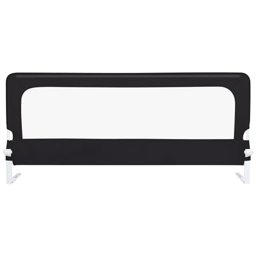 Belfoyer Barrière de Lit Bébé 180 cm, Cadre en Métal & Tissu Oxford, Barrière de Sécurité Enfant Pliable, Anti-Chute, Installation sans Perçage,...