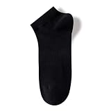 Calcetines Calcetines de algodón de malla corta for hombre, de sección delgada, for negocios, for las cuatro estaciones, transpirables, de algodón, de negocios, en color negro, modelos de primavera y