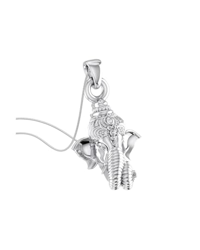 Pendentif Dieu Ganesh chaîne argent 925 collier Mtrolls 600653336 taille S